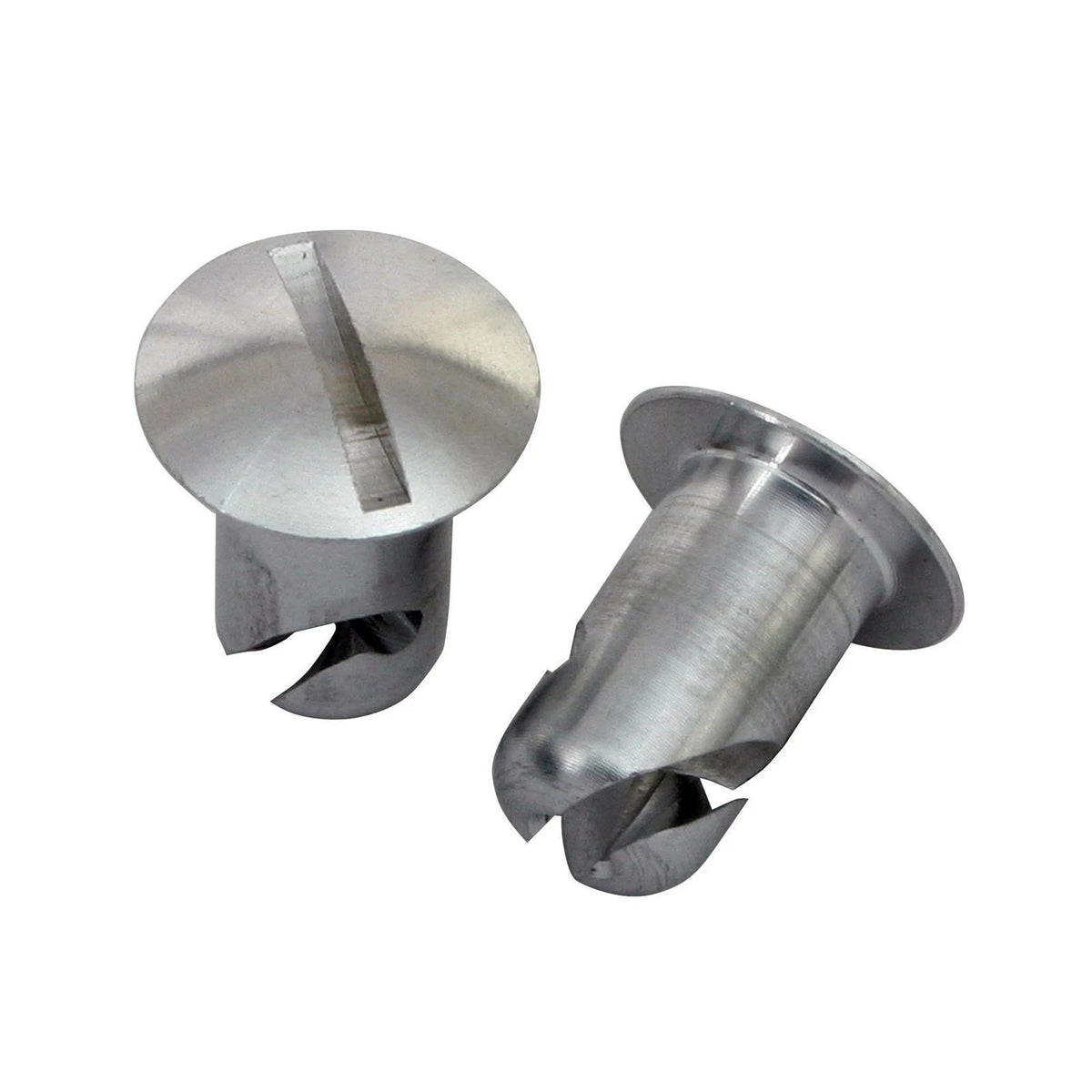 Moroso Oval Head Aluminum Quick Turn Fastener - Slotted - 7/16 x 0.450 in Body (Set of 10)
