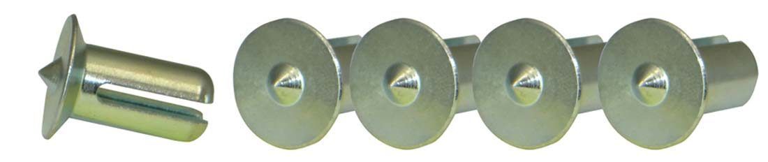 Moroso Transfer Stud Punch Kit - Zinc - 7/16 in Quick Turn Fasteners (Set of 5)