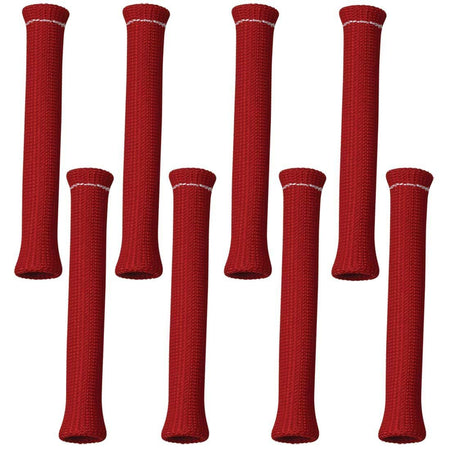 Moroso High Temperature Spark Plug Boot Sleeve - Red (Set of 8)