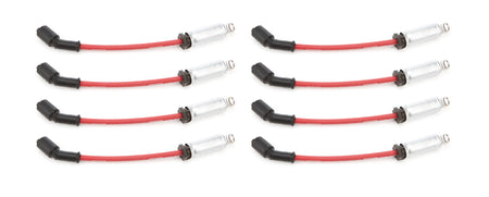 Moroso Ultra 40 Spiral Core 8.5 mm Spark Plug Wire Set - Red - Straight Plug Boots - GM LS / LT-Series 73742