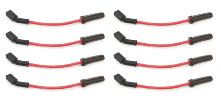 Moroso Ultra 40 Spiral Core 8.5 mm Spark Plug Wire Set - Red - Straight Plug Boots - GM LS / LT-Series 73743