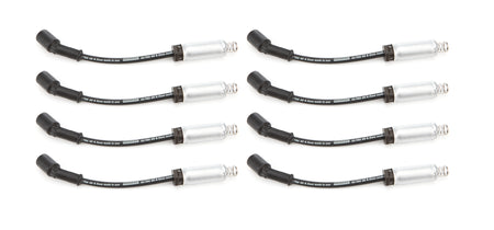 Moroso Ultra 40 Spiral Core 8.5 mm Spark Plug Wire Set - Black - Straight Plug Boots - GM LS / LT-Series 73744