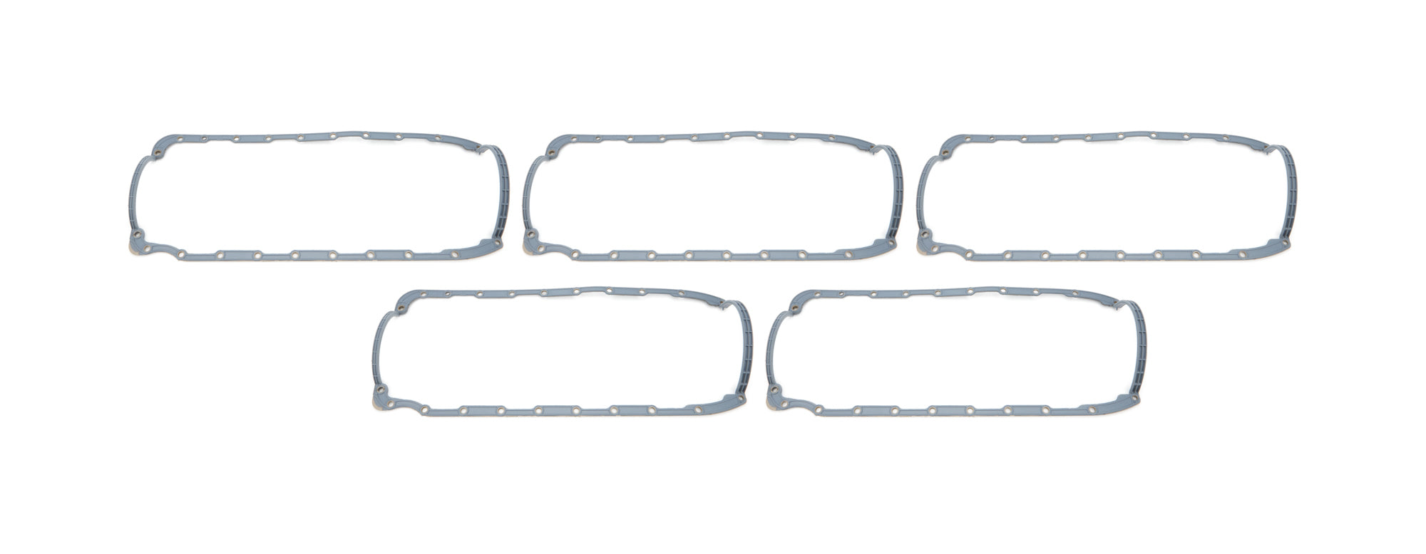 Moroso 1-Piece Oil Pan Gasket - 0.188 in Thick - Steel Core Rubber - Big Block Chevy (Set of 5)