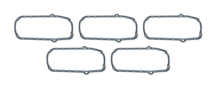 Moroso 1-Piece Oil Pan Gasket - 0.188 in Thick - Either Side Dipstick - Steel Core Rubber - Small Block Chevy - (Set of 5)