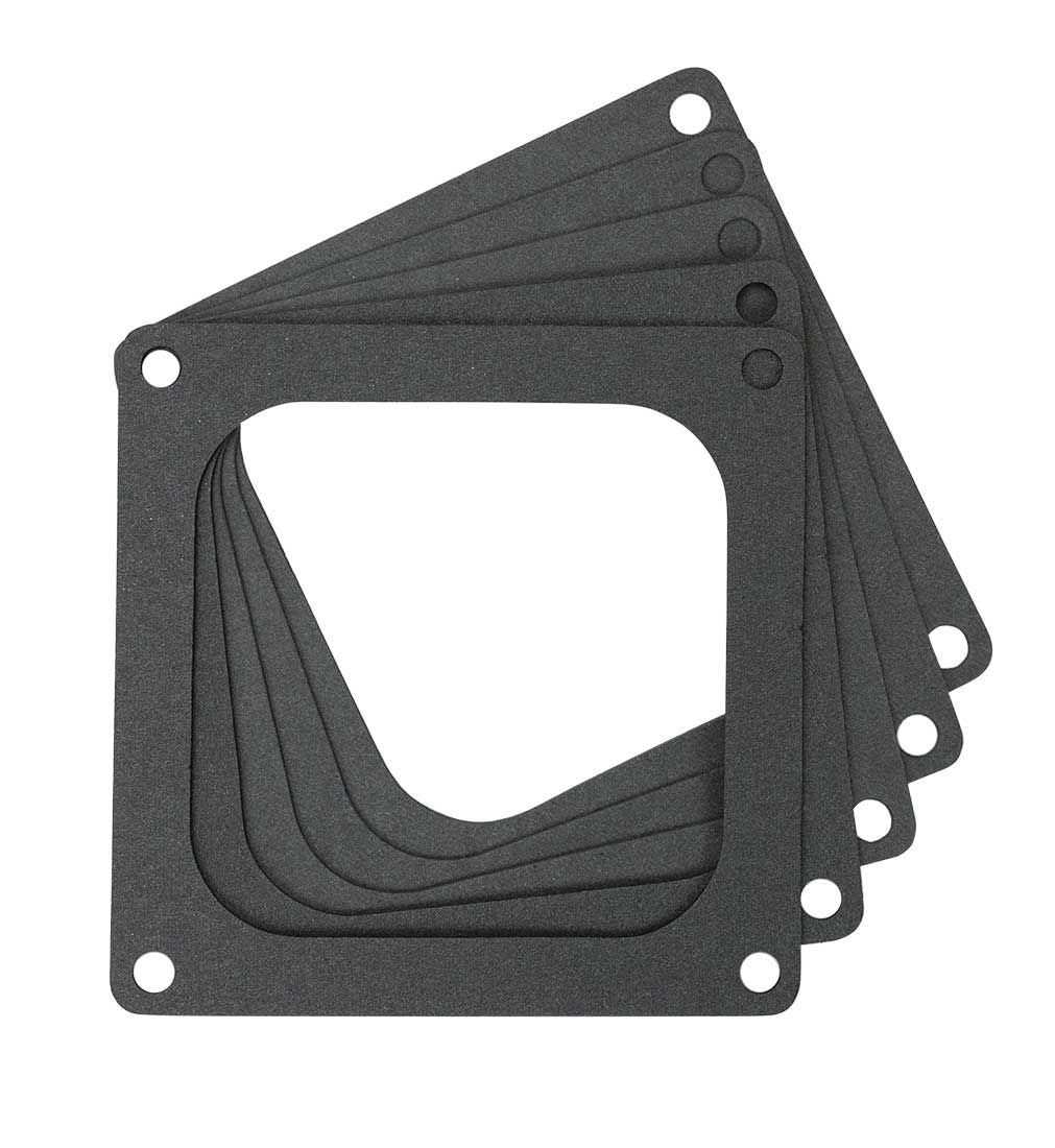 Moroso Carburetor Base Plate Gasket - Square Bore - Open Hole - 0.063 in Thick - Holley 4500 Carburetors (Set of 5)