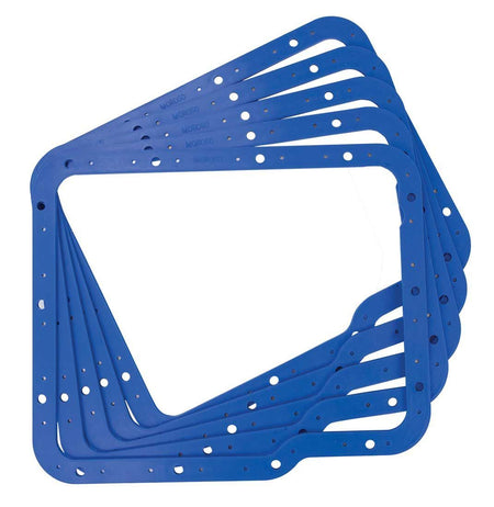 Moroso Perm-Align Transmission Pan Gasket - 3/16 in Thick - Rubber / Steel - Powerglide (Set of 5)