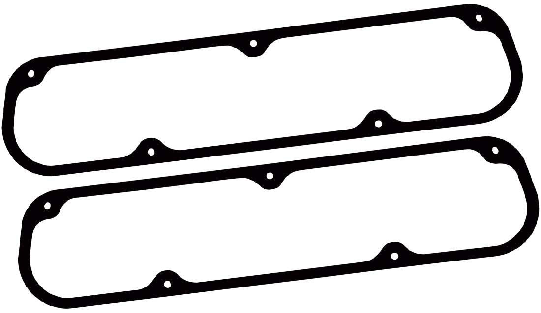 Moroso Valve Cover Gasket - 0.188 in Thick - Steel Core Rubber - Small Block Mopar - (Set of 20)
