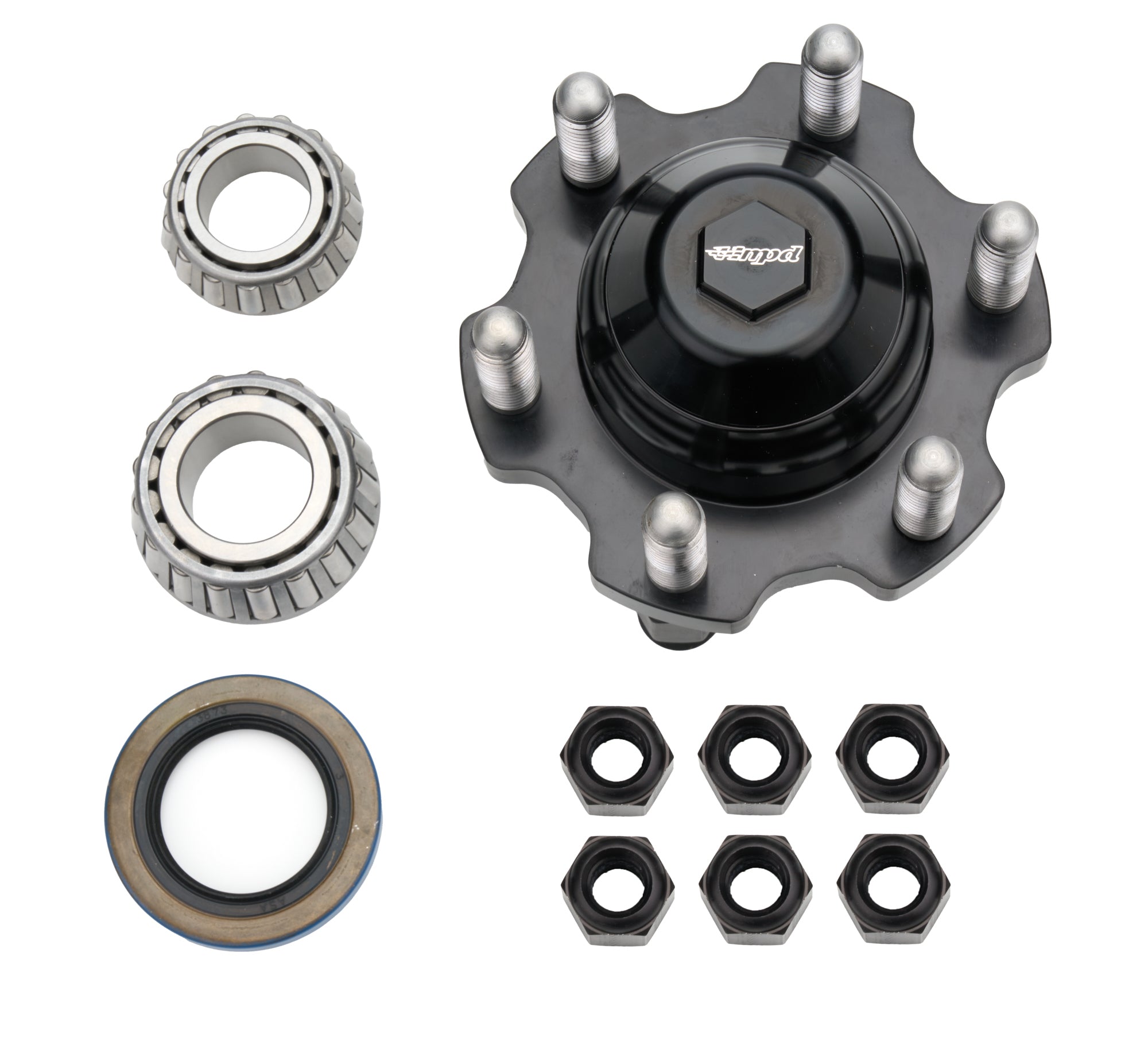 MPD Sprint Car Front Hubs - Black