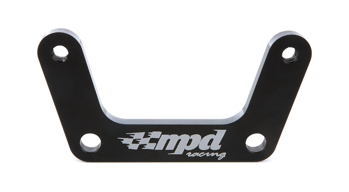 MPD Front Brake Caliper Bracket - Black - 5-1/4 in Lug Mount Calipers - Sprint Car Spindles