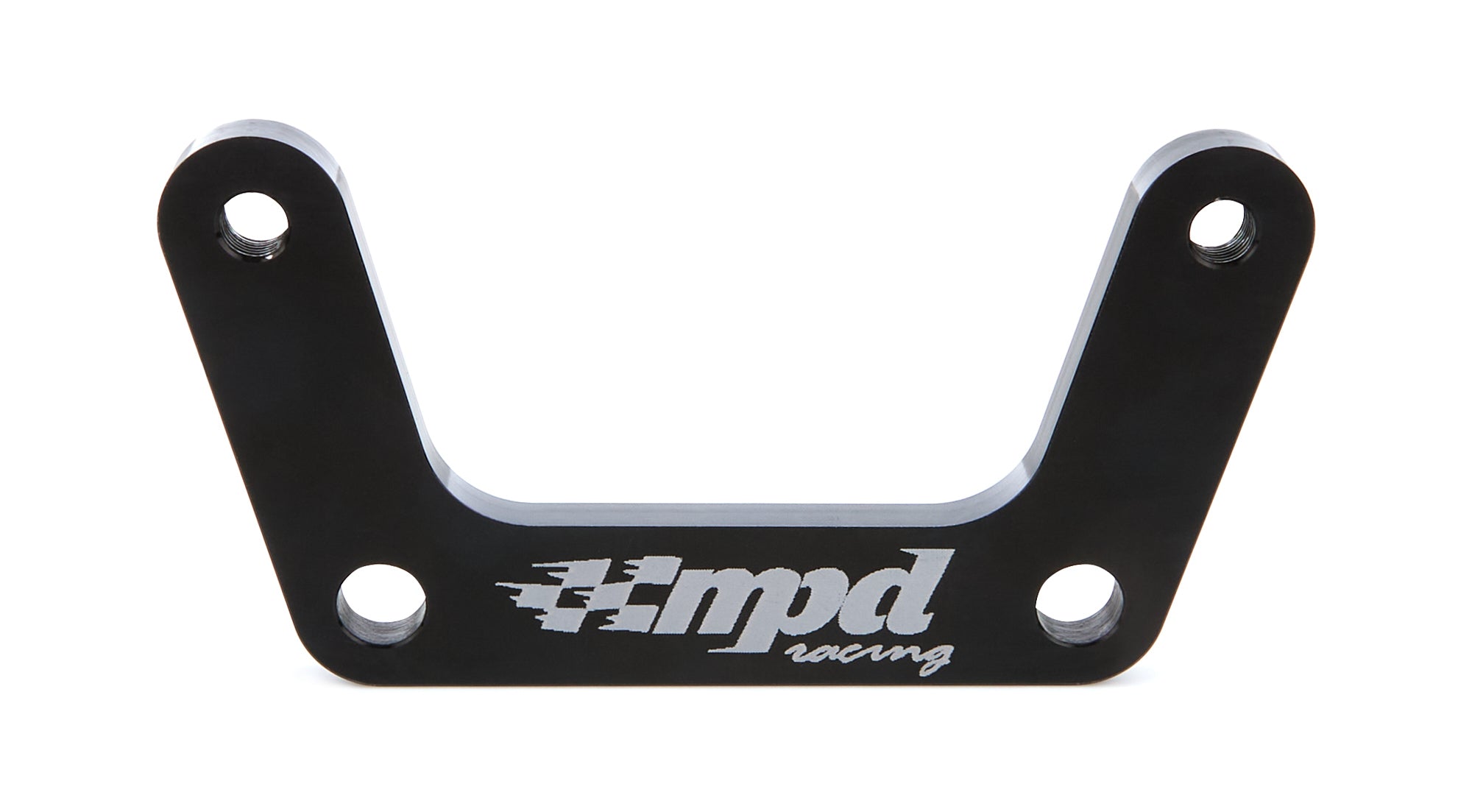 MPD Front Brake Caliper Bracket - Black - 5-1/4 in Lug Mount Calipers - Sprint Car Spindles