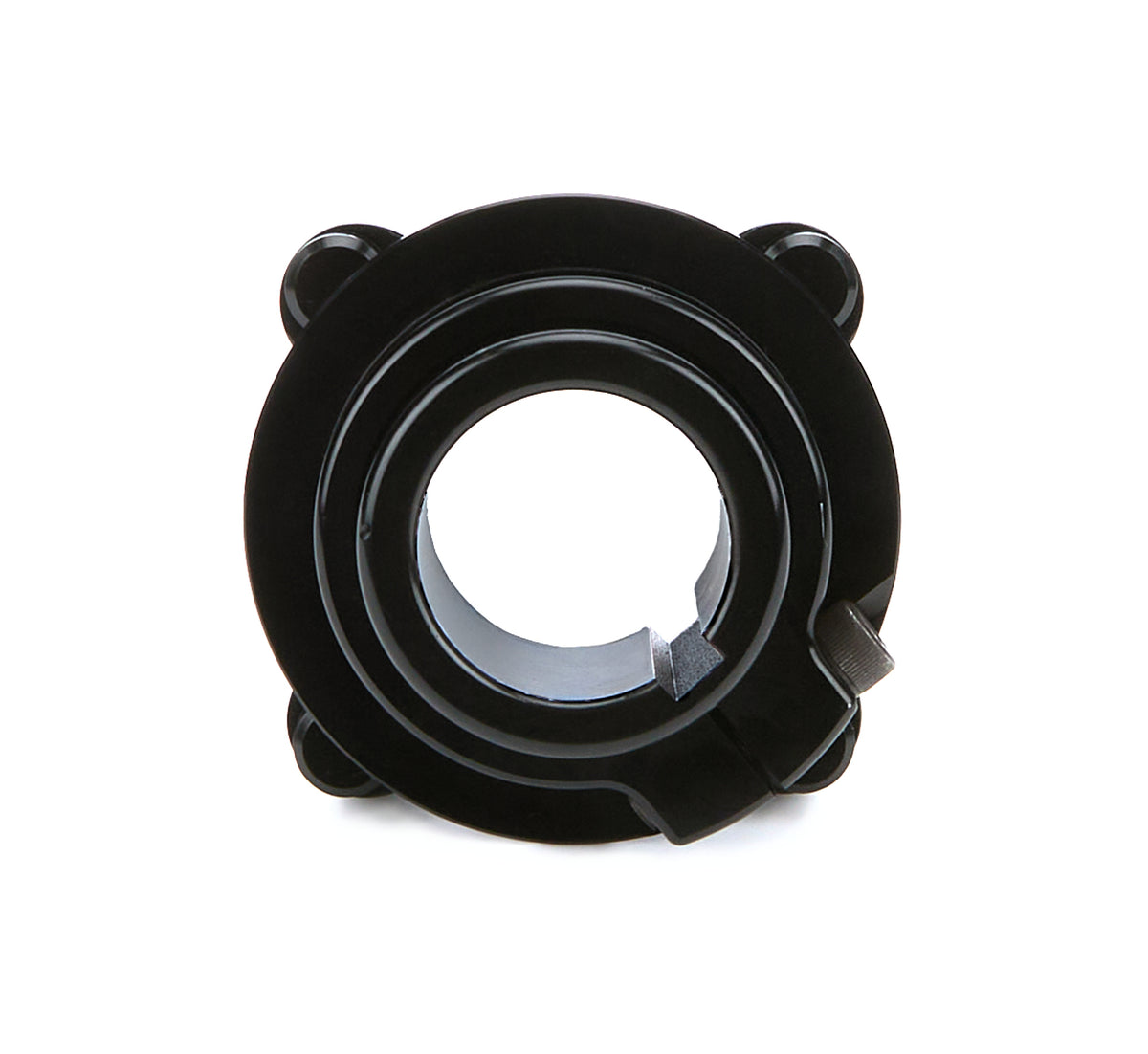 MPD 1-1/4 in Axle Sprocket Carrier - 7/16 in Mounting Holes - Quarter Midget - Black