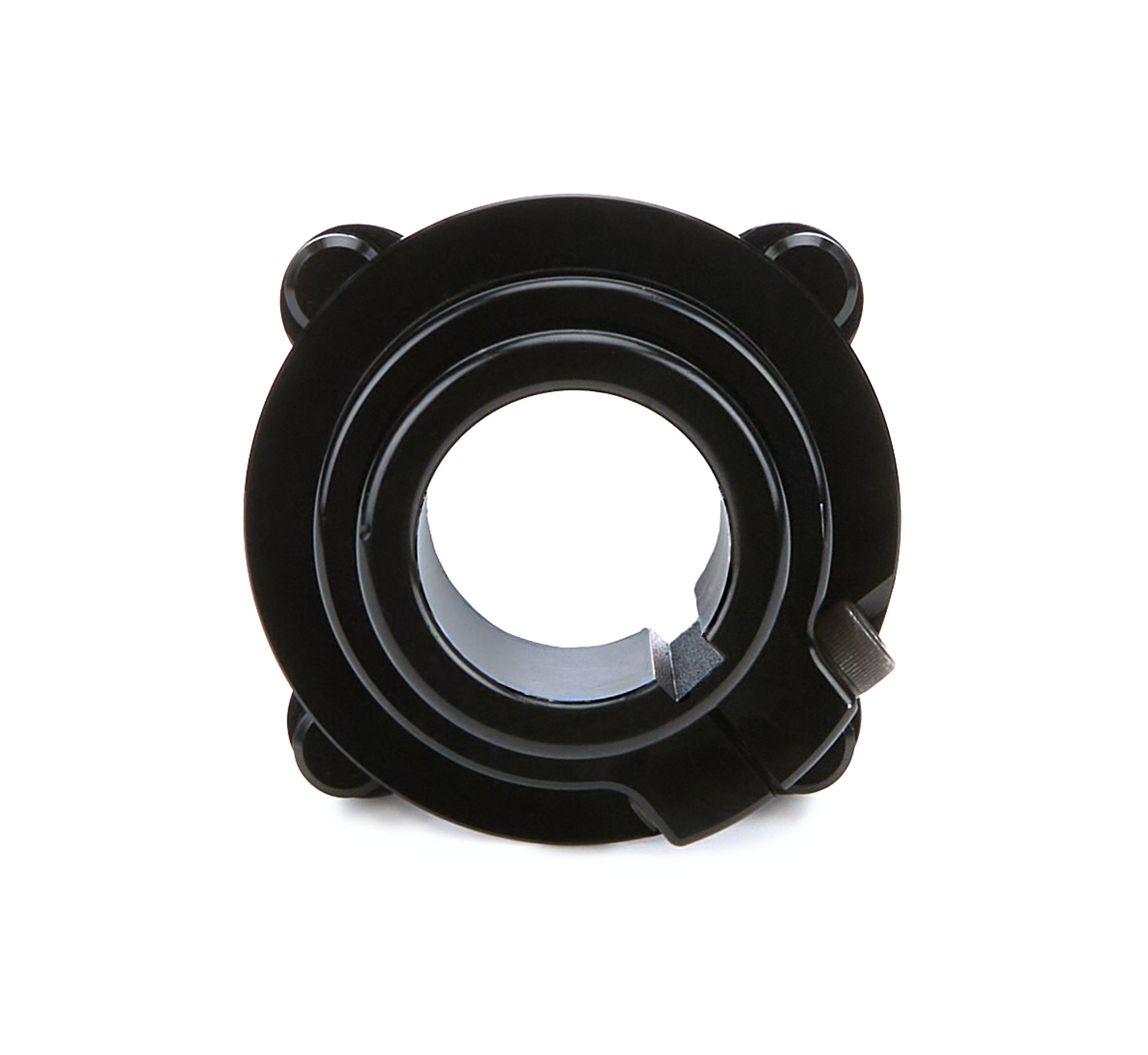 MPD 1-1/4 in Axle Sprocket Carrier - 7/16 in Mounting Holes - Quarter Midget - Black