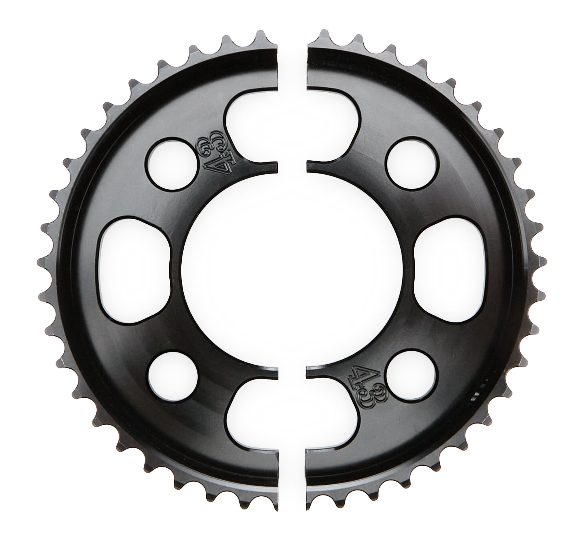 MPD 43 Tooth Quarter Midget Axle Sprocket - 2.75 in Bolt Pattern - Black