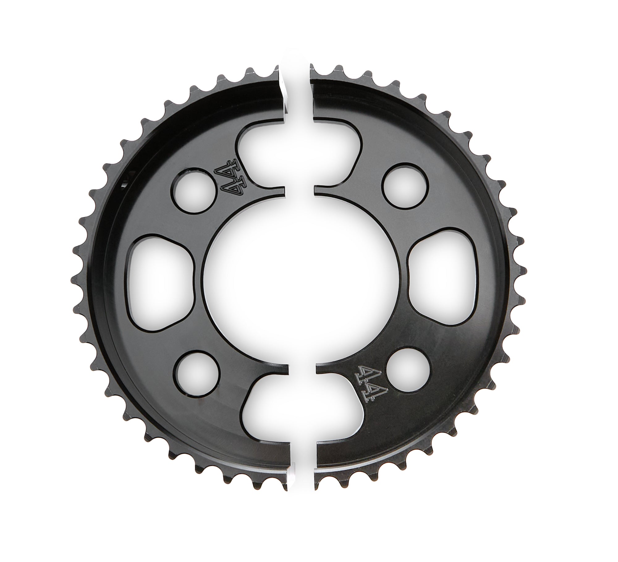 MPD 44 Tooth Quarter Midget Axle Sprocket - 2.75 in Bolt Pattern - Black