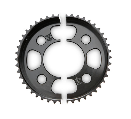 MPD 44 Tooth Quarter Midget Axle Sprocket - 2.75 in Bolt Pattern - Black