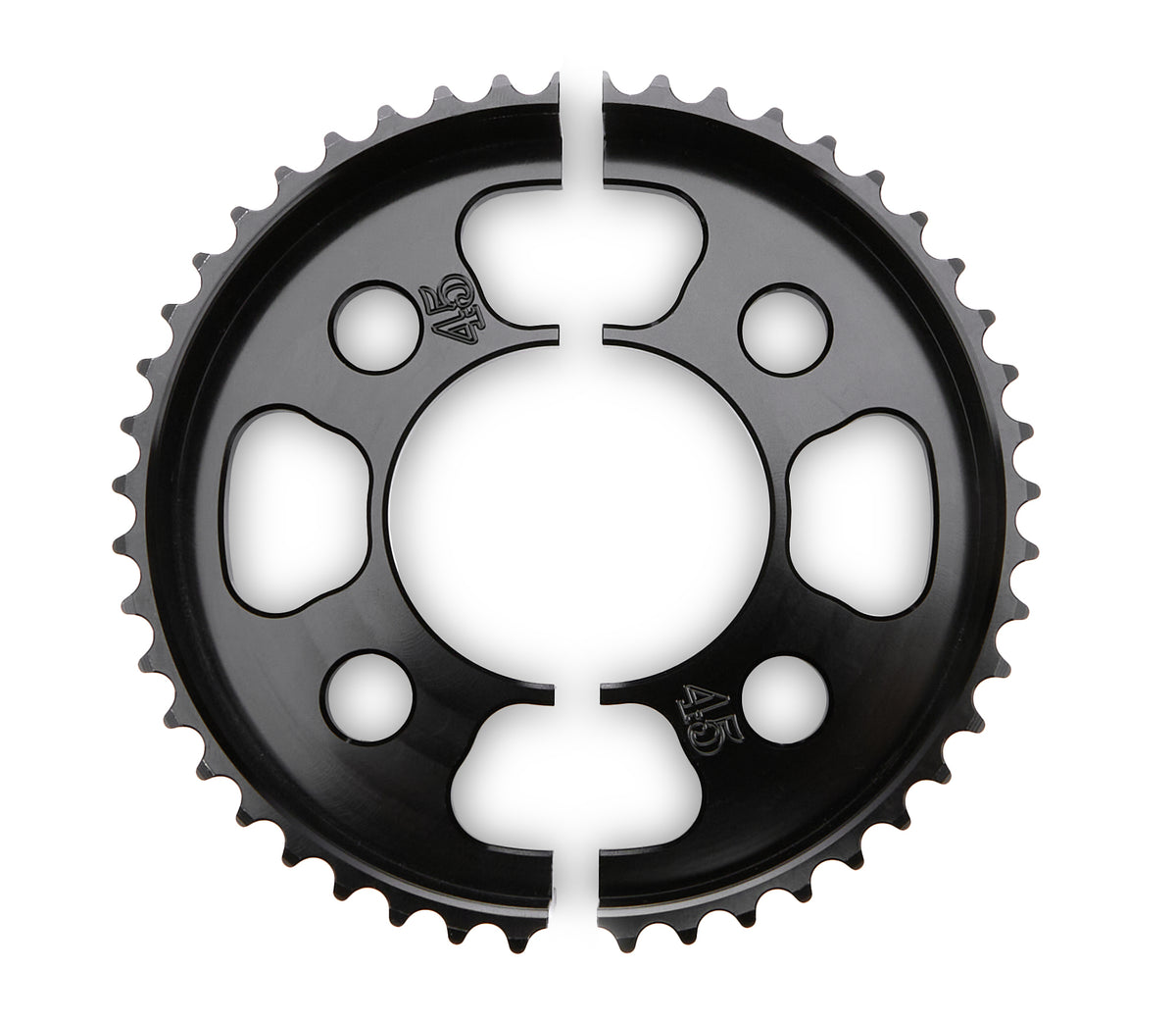 MPD 45 Tooth Quarter Midget Axle Sprocket - 2.75 in Bolt Pattern - Black