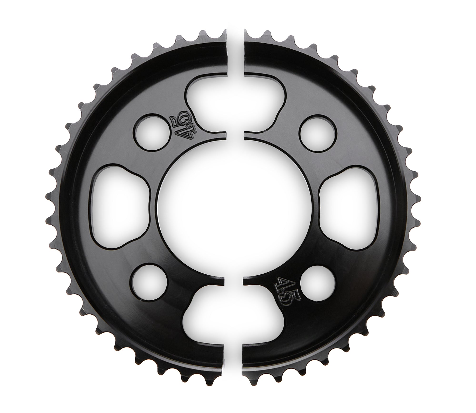 MPD 45 Tooth Quarter Midget Axle Sprocket - 2.75 in Bolt Pattern - Black