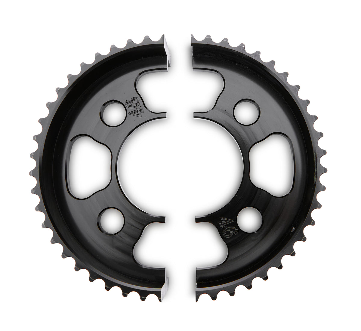MPD 46 Tooth Quarter Midget Axle Sprocket - 2.75 in Bolt Pattern - Black