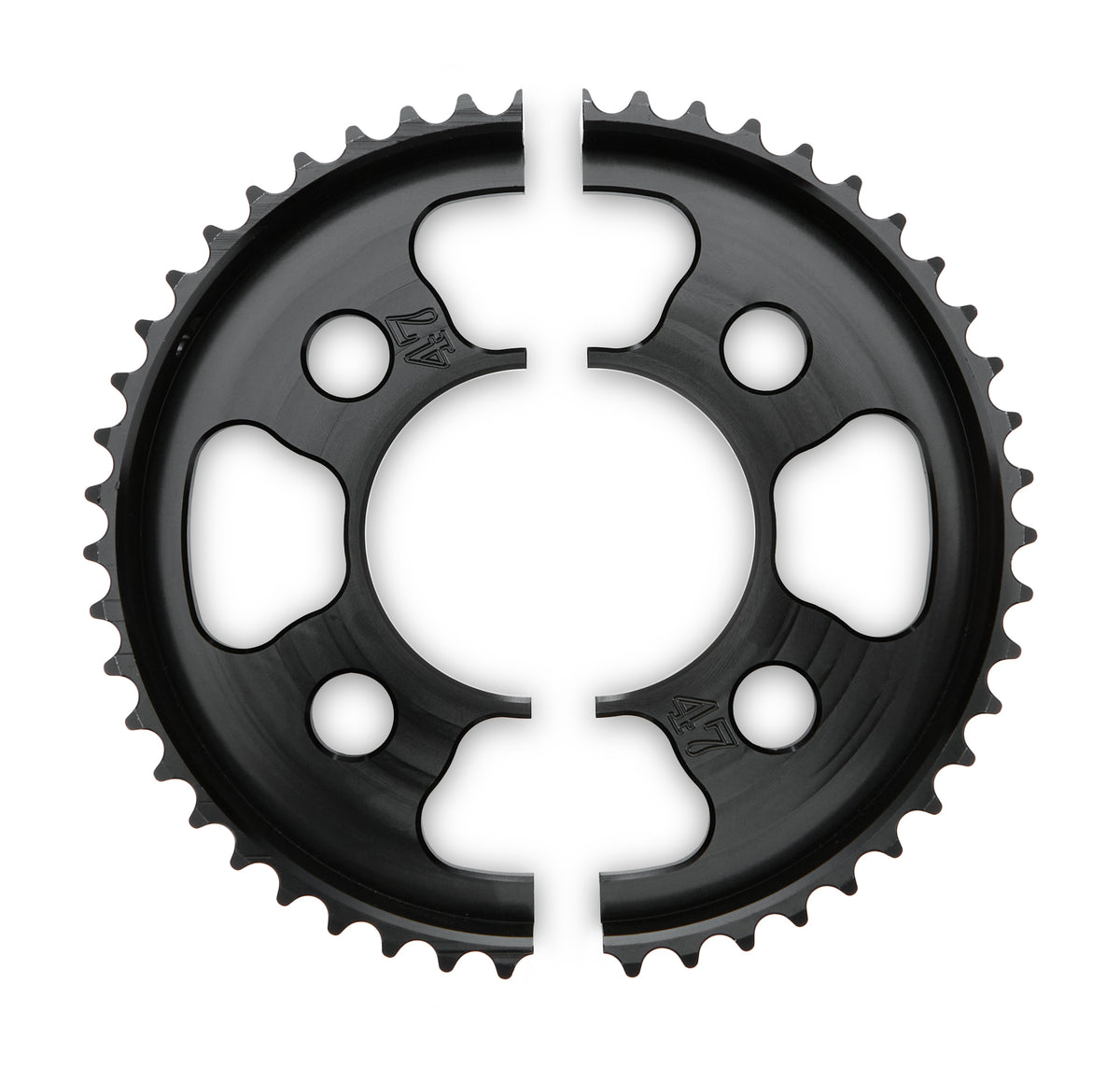 MPD 47 Tooth Quarter Midget Axle Sprocket - 2.75 in Bolt Pattern - Black