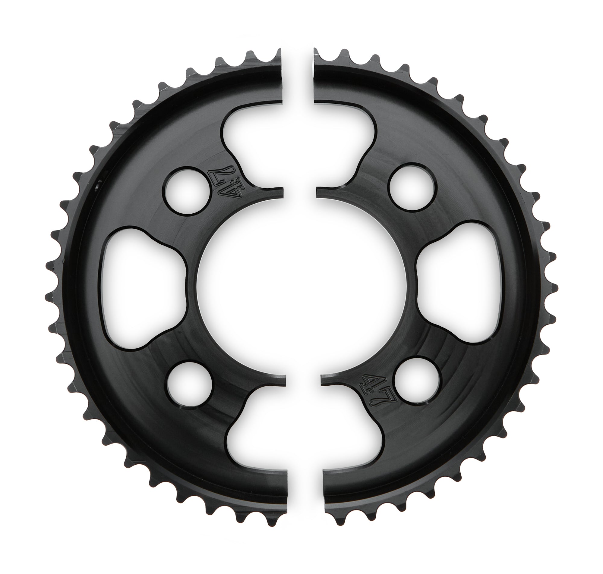 MPD 47 Tooth Quarter Midget Axle Sprocket - 2.75 in Bolt Pattern - Black