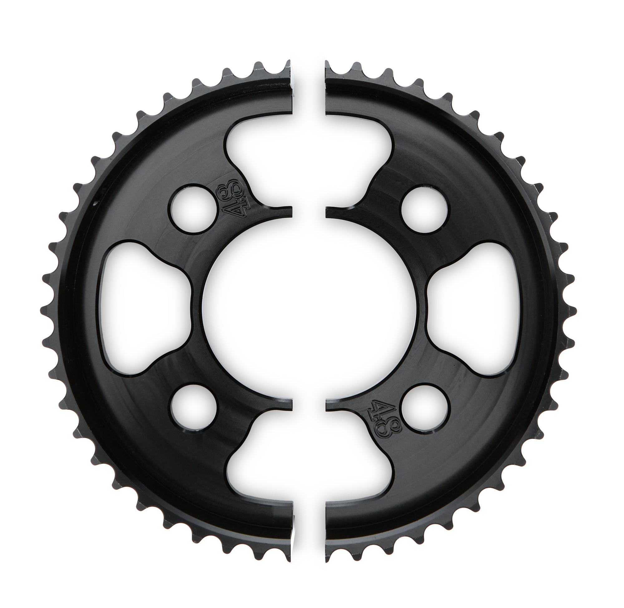 MPD 48 Tooth Quarter Midget Axle Sprocket - 2.75 in Bolt Pattern - Black