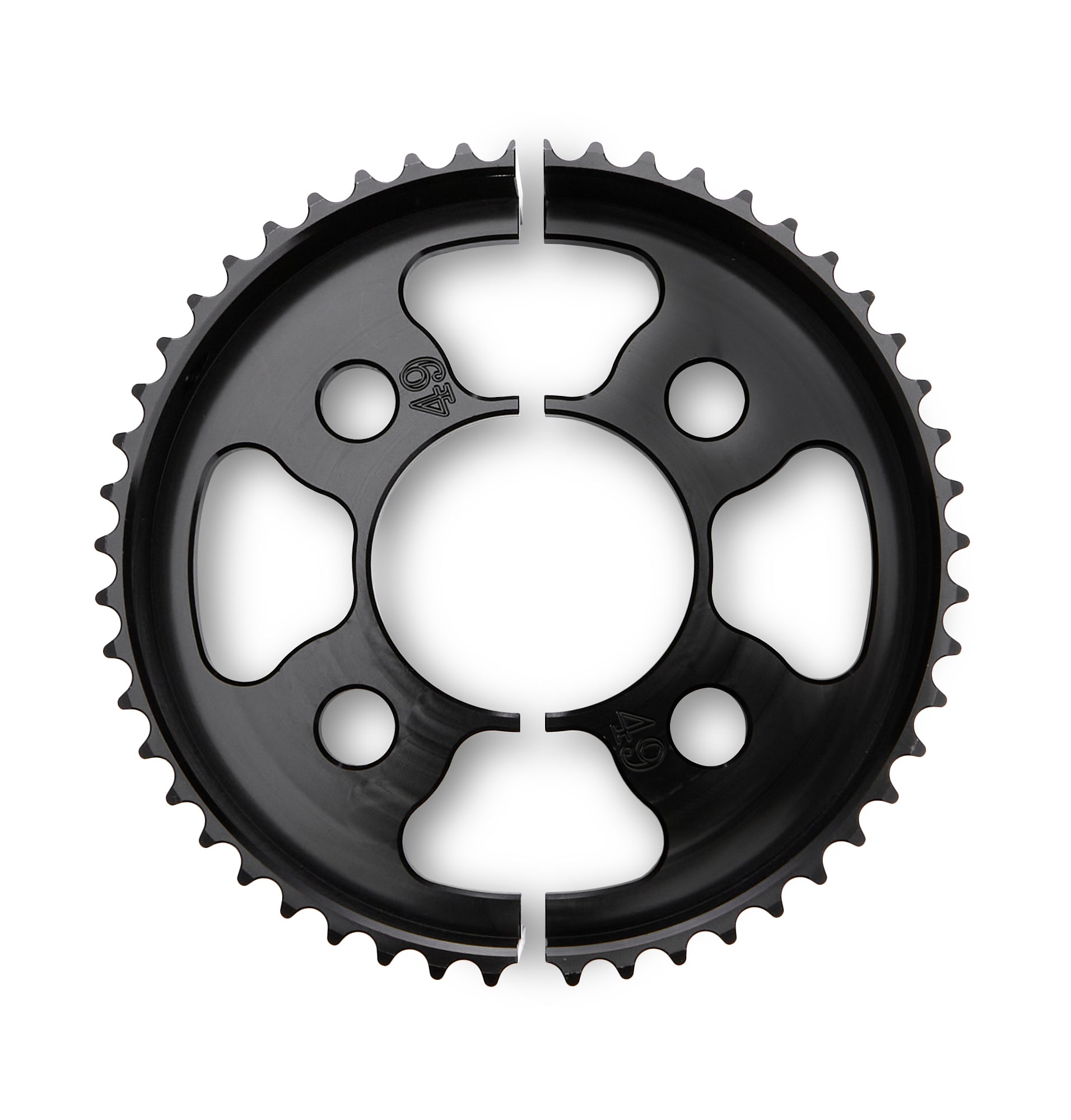 MPD 49 Tooth Quarter Midget Axle Sprocket - 2.75 in Bolt Pattern - Black