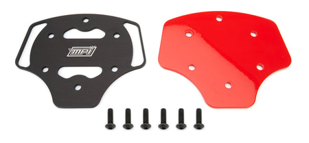 MPI Steering Wheel Center Plate Cover - Red / Black - MPI GT-13 Steering Wheels