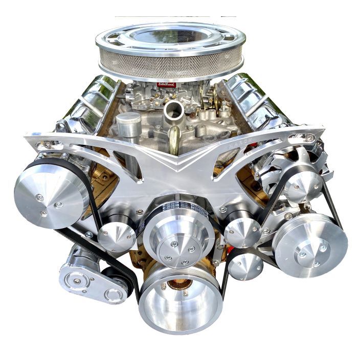 March Performance 6-Rib Serpentine Pulley Kit - Oldsmobile V8