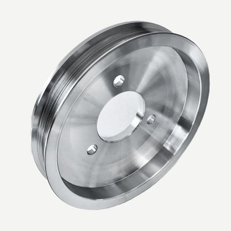 March Performance Serpentine 6-Rib Crankshaft Pulley - 7 in Diameter - Short Water Pump - Big Block Chevy