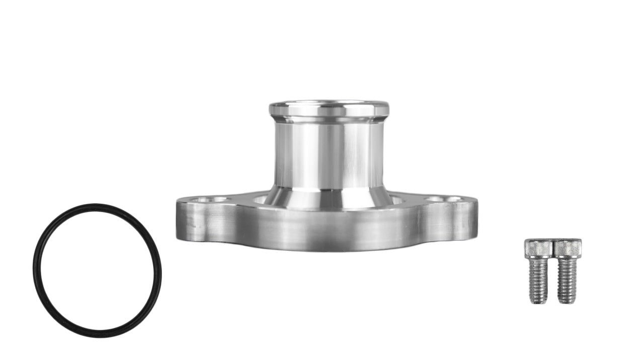 March Performance Straight Water Neck - 1-1/2 in ID Hose Barb - GM LS-Series