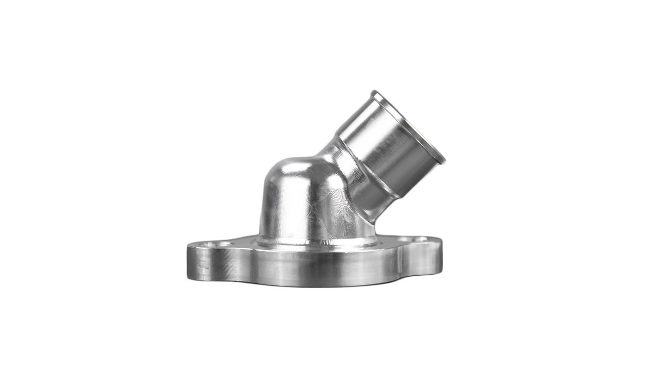 March Performance 45 Degree Water Neck - 1-1/2 in ID Hose Barb - GM LS-Series