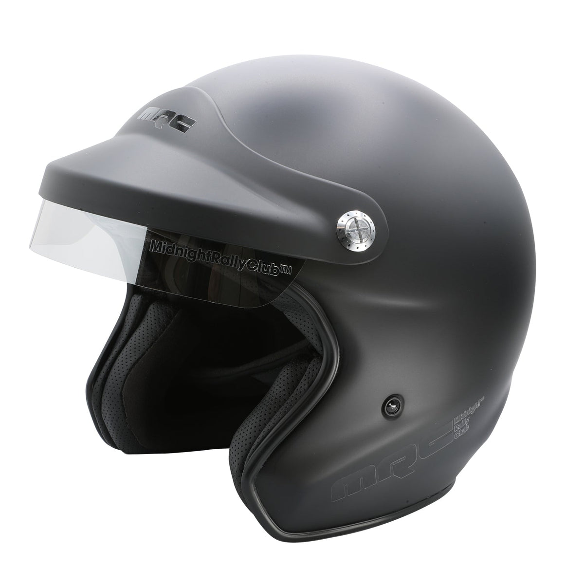 MRC Grudge Open Face UTV Helmet - Wired - Matte Black GRUDGE-HK-XXXL