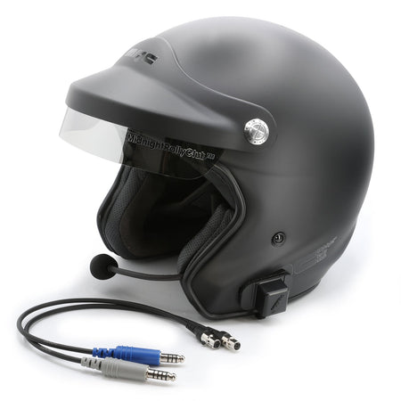 MRC Grudge Open Face UTV Helmet - Wired - Matte Black GRUDGE-HK-XXXL