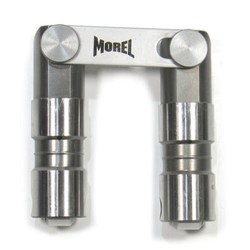 Morel Street Performance Hydraulic Roller Lifter - 0.903 in OD - Link Bar - Mopar B / RB-Series (Set of 16)