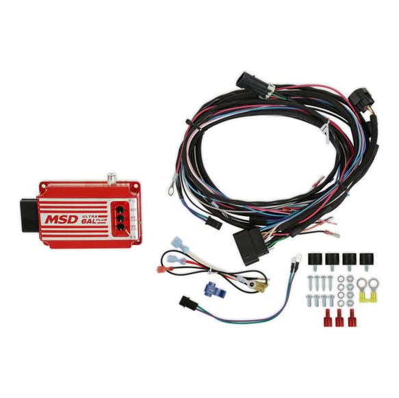 MSD Ultra 6AL Plus Digital Ignition Box w/ 3-Step Rev Limiter - Red
