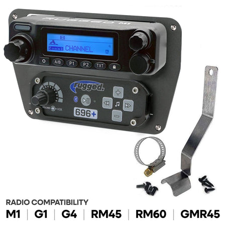 Rugged Radios Can-Am Commander Intercom and Radio Mount - Rugged M1/G1/G4/RM45/RM60/GMR45 MT-CANAM-RM