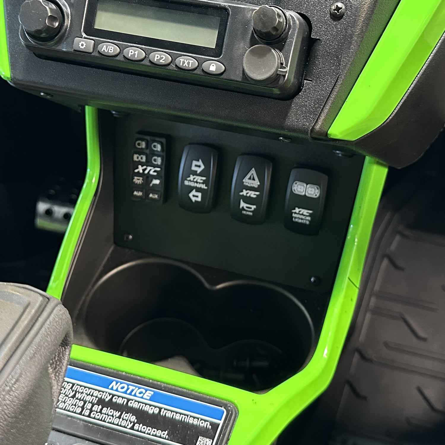 Rugged Radios Lower Accessory Panels for Kawasaki Teryx4 and Teryx5 H2 - Intercom MT-H2-ICM