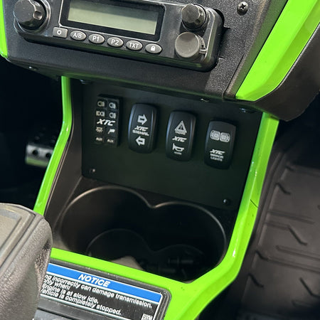 Rugged Radios Lower Accessory Panels for Kawasaki Teryx4 and Teryx5 H2 - Jack Mount MT-H2-JM