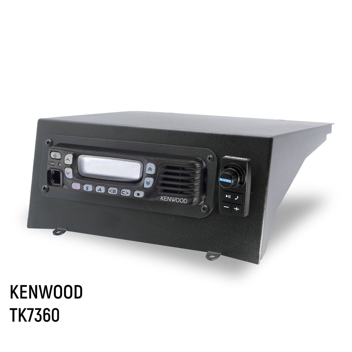 Rugged Radios Kawasaki KRX Top Mount Kit - Rugged Radios M1/G1/RM45/RM60/GMR45 MT-KRX-TM-SW-RM