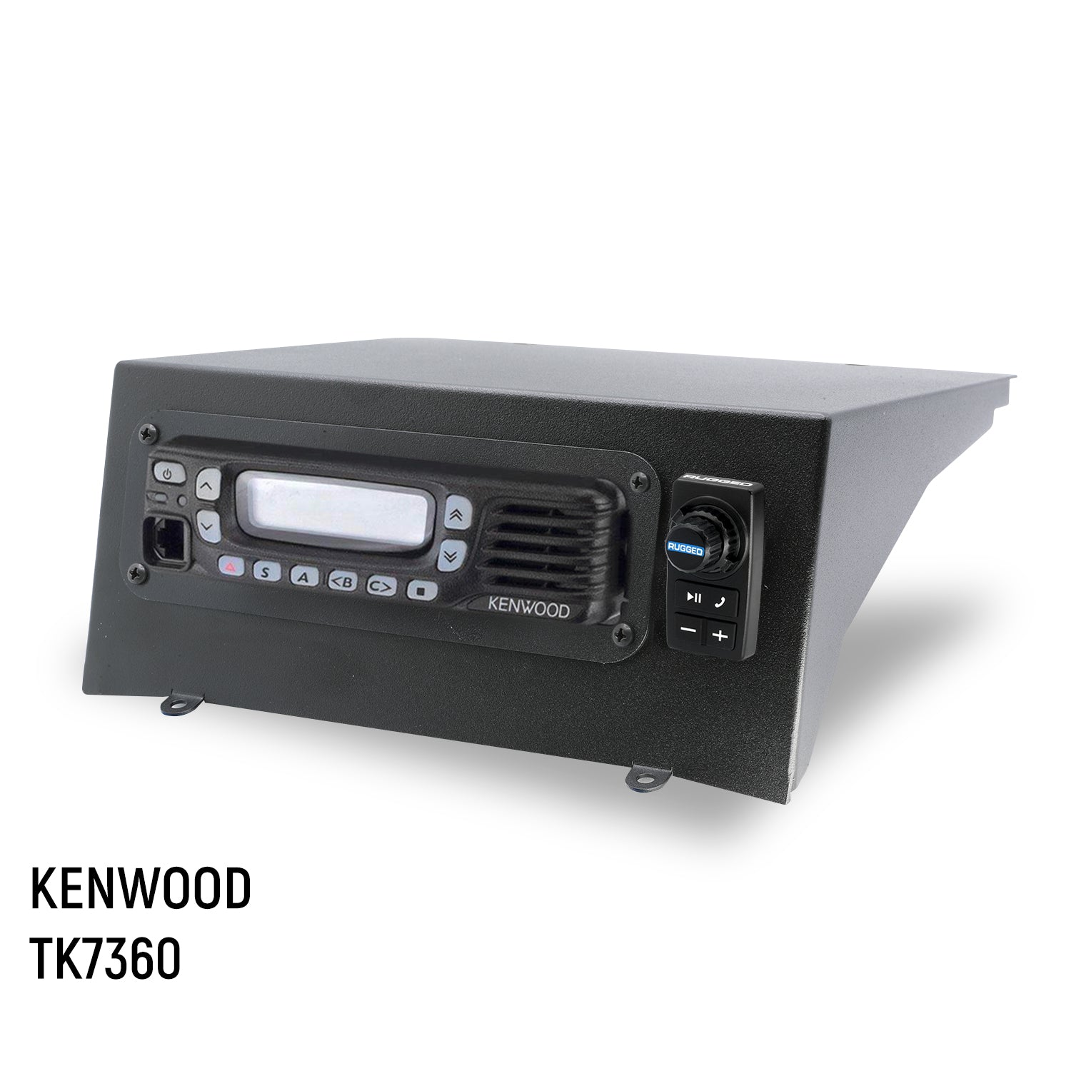 Rugged Radios Kawasaki KRX Top Mount Kit - Rugged Radios GMR25 MT-KRX-TM-SW-RM25-SW