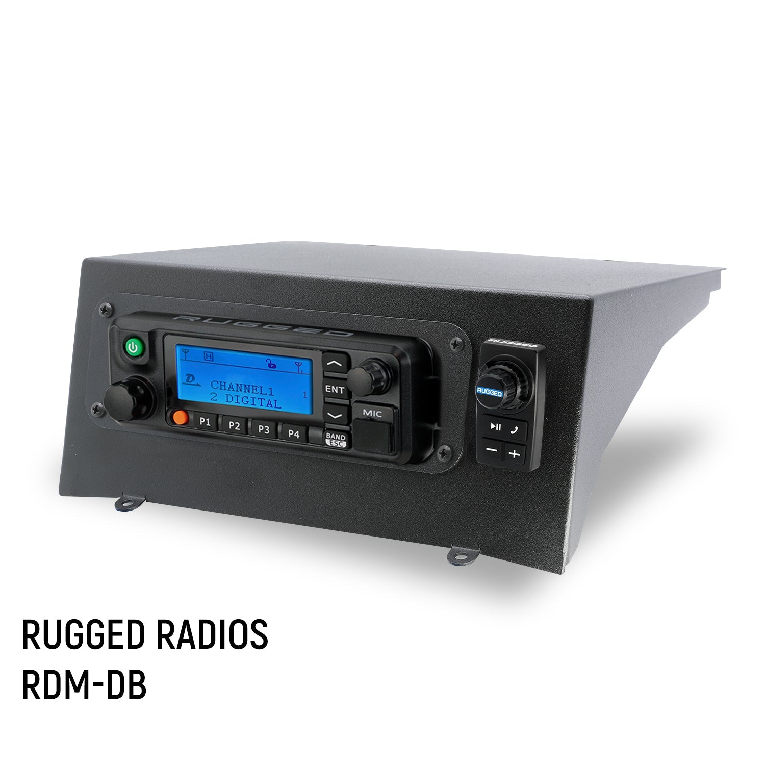 Rugged Radios Kawasaki KRX Top Mount Kit - Icom F5021 MT-KRX-TM-SW-ICOM