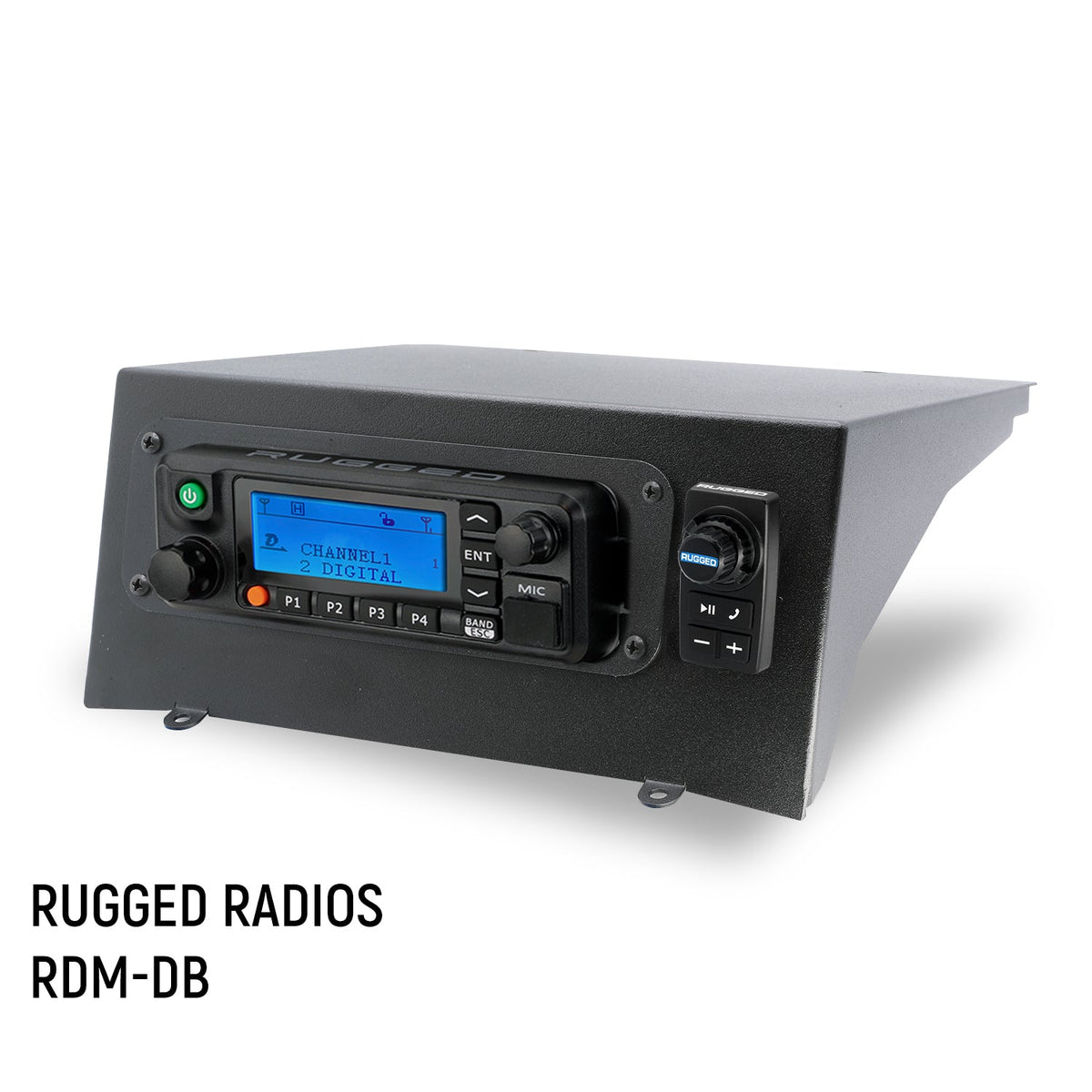 Rugged Radios Kawasaki KRX Top Mount Kit - Rugged Radios GMR25 MT-KRX-TM-SW-RM25-SW