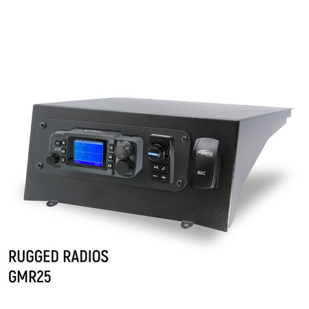 Rugged Radios Kawasaki KRX Top Mount Kit - Rugged Radios M1/G1/RM45/RM60/GMR45 MT-KRX-TM-SW-RM