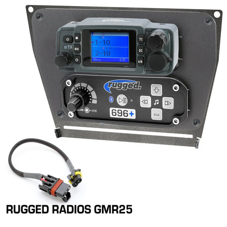 Rugged Radios Polaris RZR Pro XP / Turbo R / Pro R - Dash Mount Radio & Intercom - Rugged Radios M1/G1/G4/RM45/RM60/GMR45 /w Switch Holes IK-RM-PRO-DM