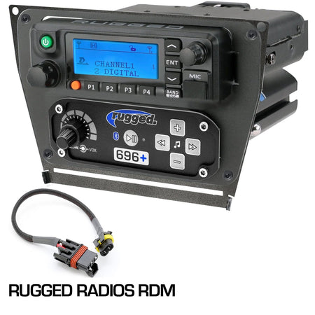 Rugged Radios Polaris RZR Pro XP / Turbo R / Pro R - Dash Mount Radio & Intercom - Rugged Radios M1/G1/G4/RM45/RM60/GMR45 /w Switch Holes IK-RM-PRO-DM