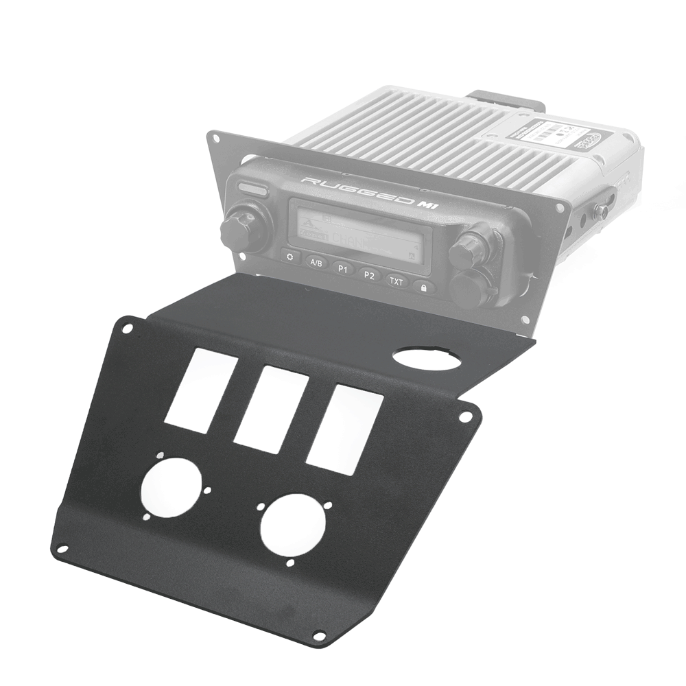 Rugged Radios Lower Accessory Panel for 2025 Polaris RZR Pro XP Pro R and Pro S Radio Mount - Rocker Switch MT-PRO25-SW