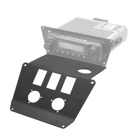 Rugged Radios Lower Accessory Panel for 2025 Polaris RZR Pro XP Pro R and Pro S Radio Mount - Rocker Switch MT-PRO25-SW