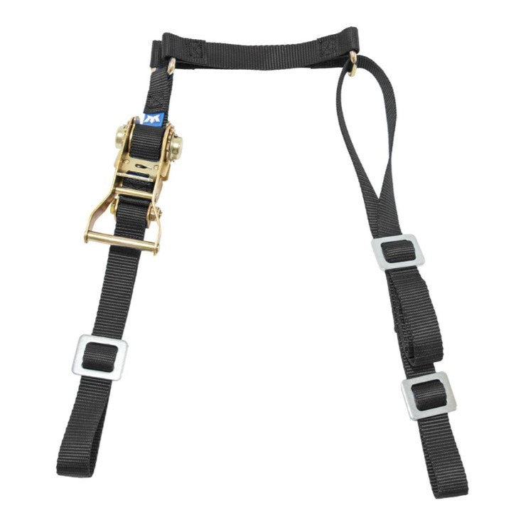 Mac's 1" Fuel Jug Strap w/Flat Snap Hooks - 10 ft Long - 2880 lb Capacity - Loop Ends - Black