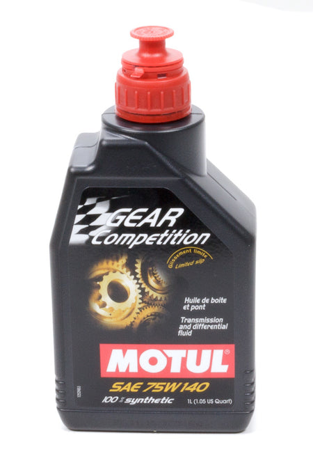 Motul Gear Competition 75W140 Synthetic Gear Oil - Limited Slip Additive - 1 L Bottle
