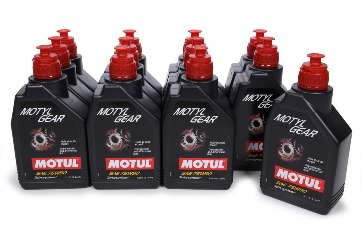 Motul MotylGear 75W90 Semi-Synthetic Gear Oil - 1 L Bottle (Case of 12)